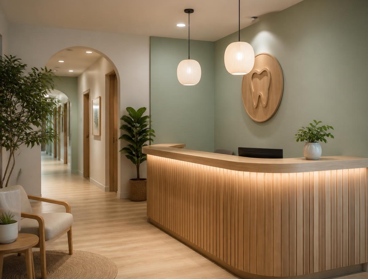 Recepción del consultorio dental